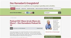 Desktop Screenshot of energiebrief.dr-ramadani.de